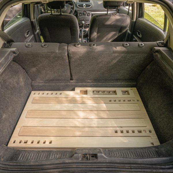 kit aménagement voiture citadine pour dormir plié
