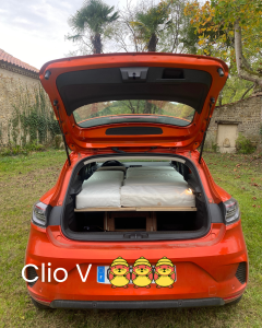 Couchette Aménagement Voiture clio
